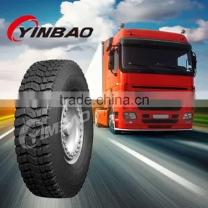 Chinese Top Quality Cheap Prices Radial Truck Tyre YINBAO 8.25R16 thumbnail-1