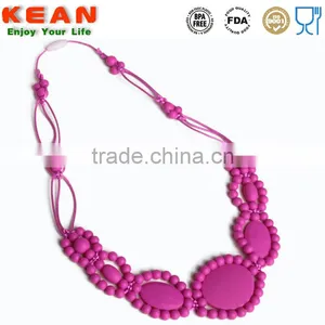 2016 Silicone Necklace Necklaces Have a Breakaway Clasp Champagne Colors for You Choice Silicone Non-toxic Necklaces thumbnail-1