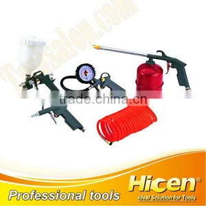 5pcs Air Tools Kit Suction/Gravity Spray Gun thumbnail-1
