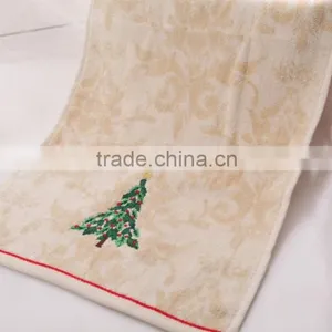 2015 Cotton Embroidery Christmas Pattern Baby Face Towels thumbnail-4