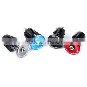 WAKE Paired Aluminum CNC Handlebar Plugs Super Light MTB and Road Bicycle Handlebar Sets 4 Colors thumbnail-4