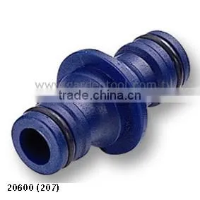 Hose Coupling 2 Way Garden Plastic Connector thumbnail-1