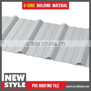 Raw Material Used for Construction Corrugated Fireproof Plastic Roofing Material thumbnail-5