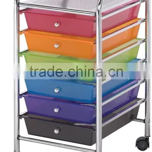 Plastic Storage Trolley to Storage Drawers on Wheels thumbnail-4