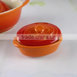 China Factory Supplier Custom Design Cookware Ceramic Casserole Set thumbnail-2