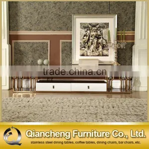 2017 Living Room New Model tv Cabinet tv Stand With Drawer thumbnail-1