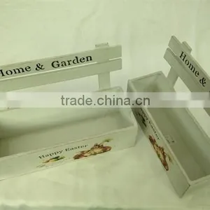 Hot Sale Garden Decoration Flower Box, Shabby Chic Flower Pot thumbnail-6