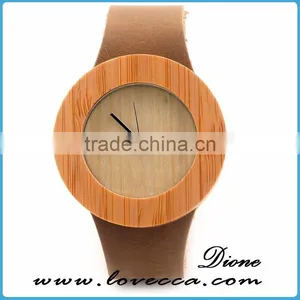 Handmade Personized Wooden Watch ,engraved Bamboo Wooden Watch for Men thumbnail-3