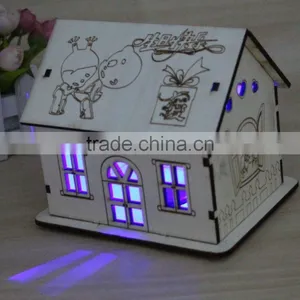 DIY Luminous Creative Wooden Money Saving Box Birthday Present thumbnail-2