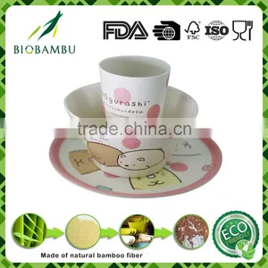 Good Quality Degradable Eco-friendly Dinnerware Made of Bamboo thumbnail-1
