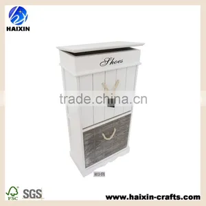 White Shabby Grey Shoe Cabinet/white Shoe Wooden Cabinet /wooden Storage Cabinet thumbnail-1