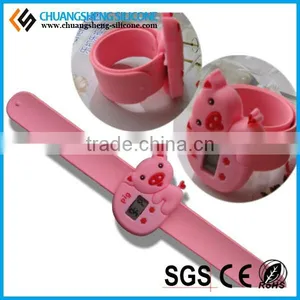 Customized Production Wholesale Price Cute Animal Silicone Bracelet thumbnail-3
