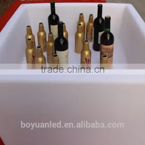 Plastic LED 16 Colors Changing Glowing Cubic Ice Bucket for Wine thumbnail-2