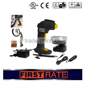 Industrial Portable Rechargable 9.6V 12V 14.4V 18V High Pressure Mini Air Compressor thumbnail-2