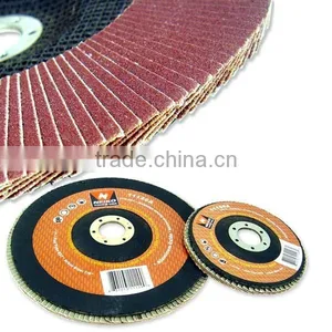 T27 Alumina Zirconia Abrasive Flap Disc for Stainless Steel With Fiber-glass Backing thumbnail-1
