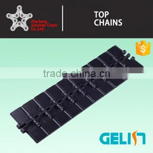 820-K250 POM Plastic Straight Run Single Hinge Plastic Flat Top Chain thumbnail-2