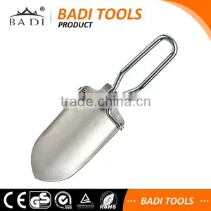 Protable Camping Survival Folding Stainless Steel Shovel With Carry Bag thumbnail-1