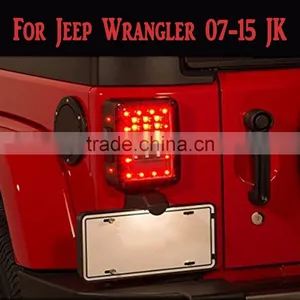LED Tail Lamp Replacement Tail Lights Brake Reverse Lamps for 2007-2015 Jeep Wrangler JK thumbnail-6