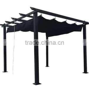 Folding 10X10 Feet Pergola Outdoor Canopy Gazebo thumbnail-1