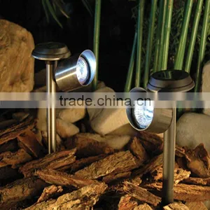 Super Bright Standing Solar Garden Lamp,stainless Steel Garden LED Light thumbnail-6