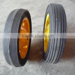 13x3 Powder Rubber Wheel Heavy Duty Solid Rubber Wheels thumbnail-3