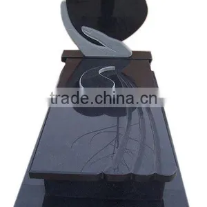 European Black Granite Tombstone thumbnail-1