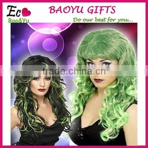 Women Sexy Synthetic Full Bangs Short Straight Wigs BOB Cosplay Party Wig thumbnail-1