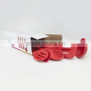 2016 China Supplier New Hot Dinnerware Silicone Solid Spoon thumbnail-2