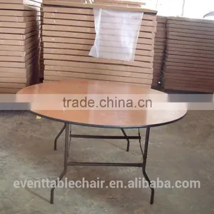 Dining Table Restaurant Table Hotel Plywood Banquet Folding Table thumbnail-2
