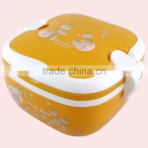 Square Shape Single Layer Plastic Disposable Storage Lunch Box With Lock thumbnail-4