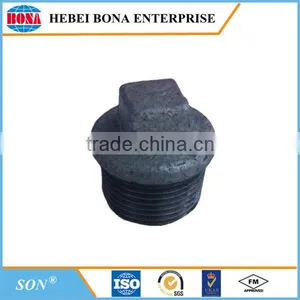 ISO Certified Malleable Cast Iron Pipe Fitting Plug thumbnail-2