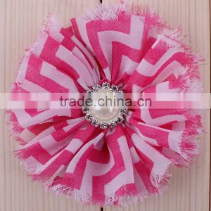 Fraying Chiffon Flower Clip for Kids Hair Accessories thumbnail-6