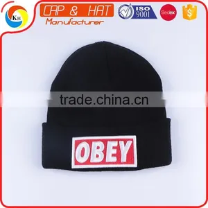 Embroidery Patch CC Beanie Winter Warm Hat thumbnail-6
