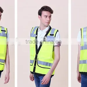 2017 Hot Sale ce En20471 Class 2 Walking Reflective Safety Vest thumbnail-2