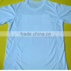 Quality Assured Short Sleeve Running Shirt , Running T-shirt 100 % Polyester thumbnail-1