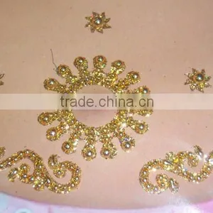 BELLY NAVEL CRYSTAL TATTOO Bindi STICKER thumbnail-1