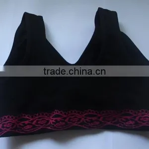 Seamless Fashion Womens Yoga Shorts Girl Sport Seamless Bra thumbnail-2