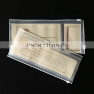 Custom Cheap EVA Pocket Transparent Planner Pouch With Zipper Top thumbnail-3