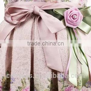 Bow Dream Flower Girl Wedding Fomal Party Princess Kids Dress thumbnail-3