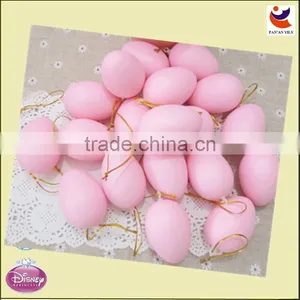 Factory Sale 6*4.2cm Pink Color DIY Clear Plastic Easter Egg thumbnail-1