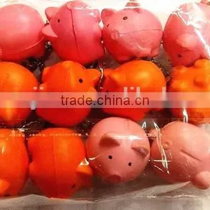 Promotional Mini Piggy Fidget Soft PU Ball Toy Innovative Keychain for Children and Adult thumbnail-1