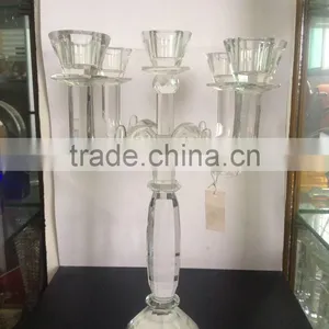 HOT SALE!!! Crystal Glass Candle Holder Crystal Glass Candelabra Wholesale Candle Holders thumbnail-1