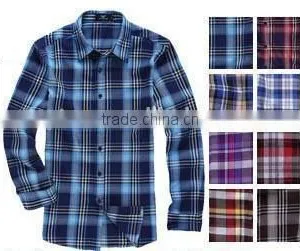 100% Cotton Flannel Plain Fabric for Men's Shirts thumbnail-1