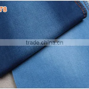 Dark Blue Big Stretch Denim Fabric for Woman Jean thumbnail-5