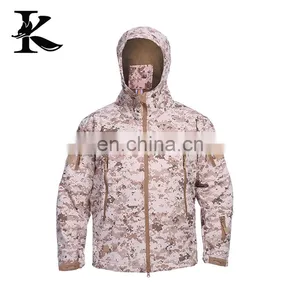 Wholesale Camouflage Hunting Waterproof Softshell Jacket thumbnail-2