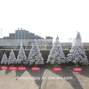 White Artificial Christmas Tree thumbnail-1
