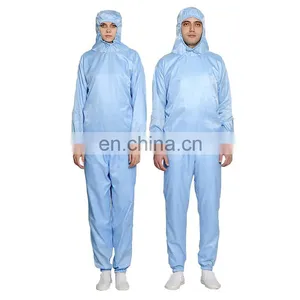 Esd Cleanroom Garment Suit/PCB SMT Cleanroom Suits thumbnail-1