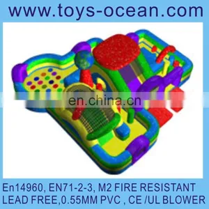 Inflatable Rainbow Bouncer Playground /inflatable Indoor Playground/inflatable Playground Balloon thumbnail-1