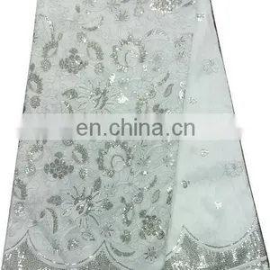 Sequin Flower George Lace Silk Fabric(PG14017) Liturgical Lace Fabric thumbnail-4