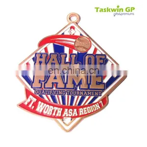 Made in China Hot Sale High Quality Cheap Metal Copper Sports Medal Trophy /custom Baseball Metal Medal for Award thumbnail-1